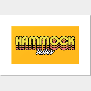 Retro Hammock tester Posters and Art